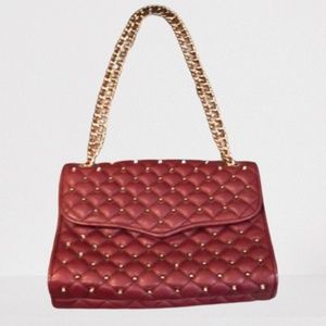 Red rebecca minkoff shoulder bag
